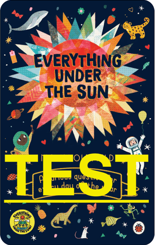 Tash Test Card - Pre-Orders